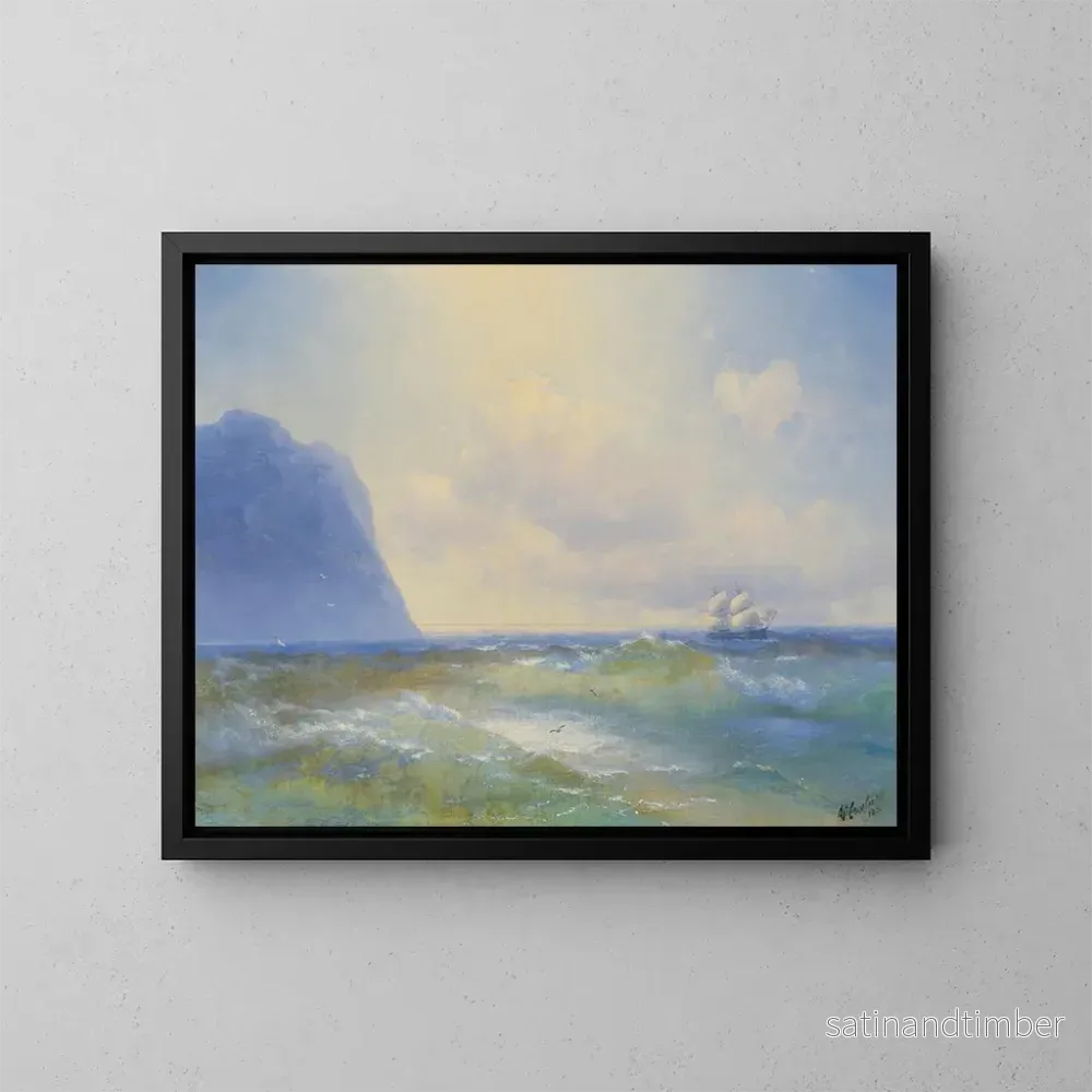 Reproduktion av målningen Bateau en mer - Ivan Konstantinovich Aivazovsky