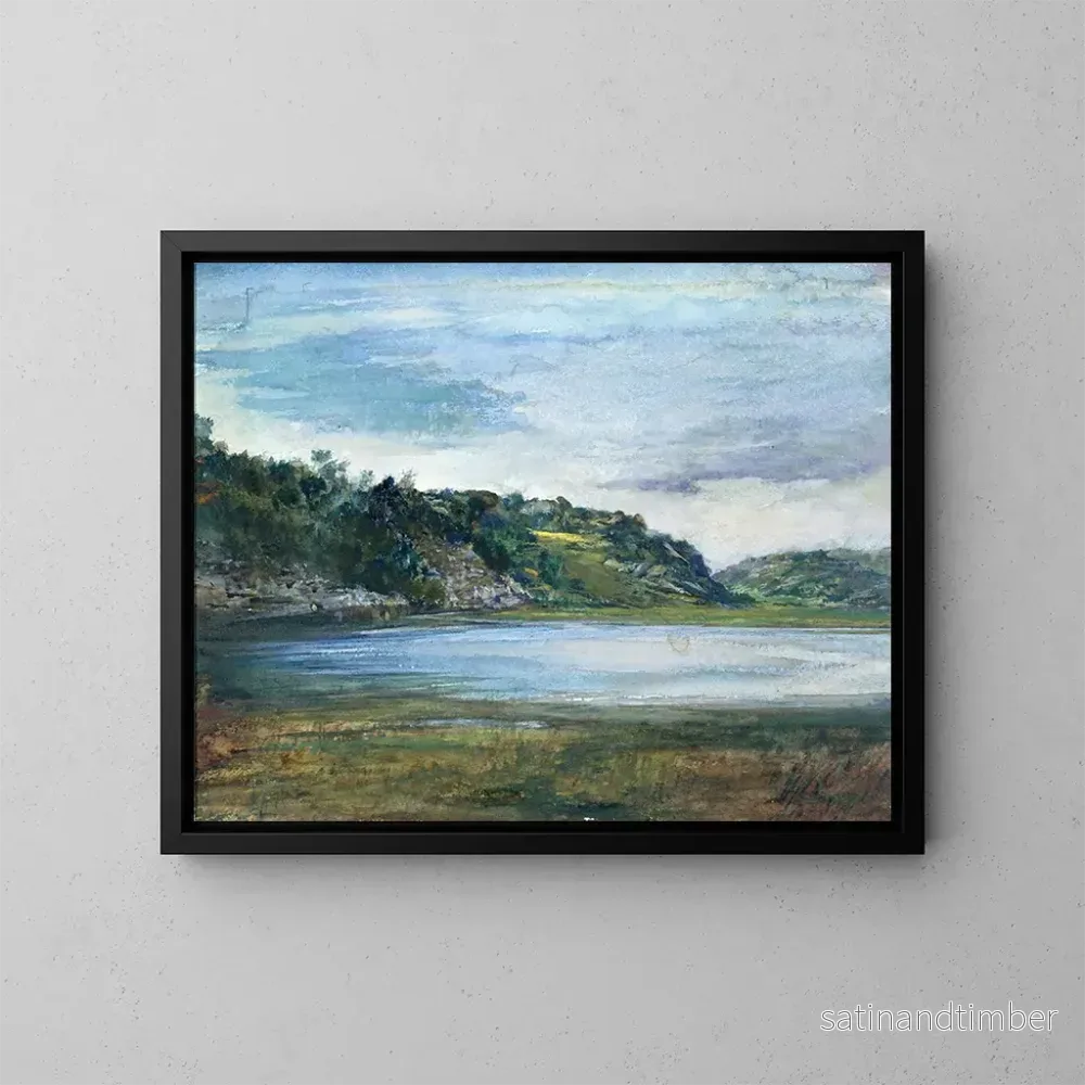 Reproduktion av målningen Rochers du paradis, étude à Paradise, Newport, Rhode Island – John La Farge Reproduktion av målningen Rochers du paradis, étude à Paradise, Newport, Rhode Island – John La Farge