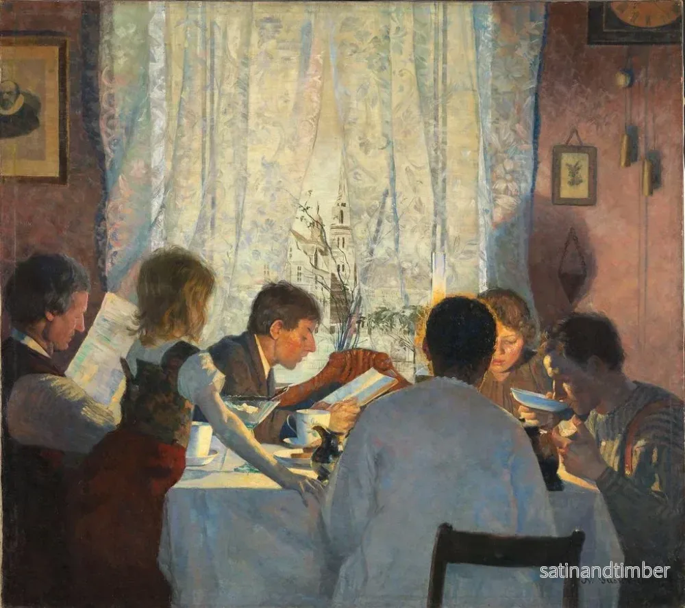 Reproduktion av målningen Humör på morgonen - Gustav Wentzel - Bild 2