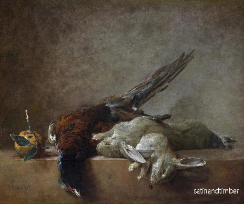 Reproduktion av målningen Naturtavla med vilt - Jean Siméon Chardin - Bild 2