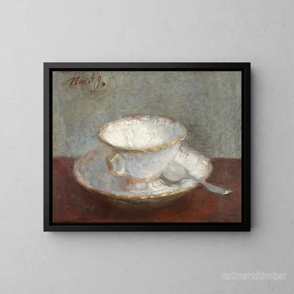 Reproduktion av målningen Stilllife med kopp – Henri Fantin-Latour Reproduktion av målningen Stilllife med kopp – Henri Fantin-Latour