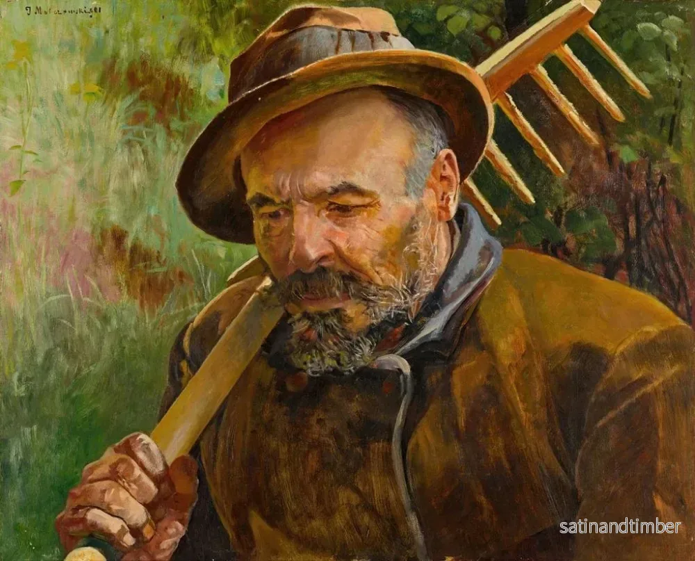 Reproduktion av målningen Återvändande till fältet - Jacek Malczewski - Bild 2