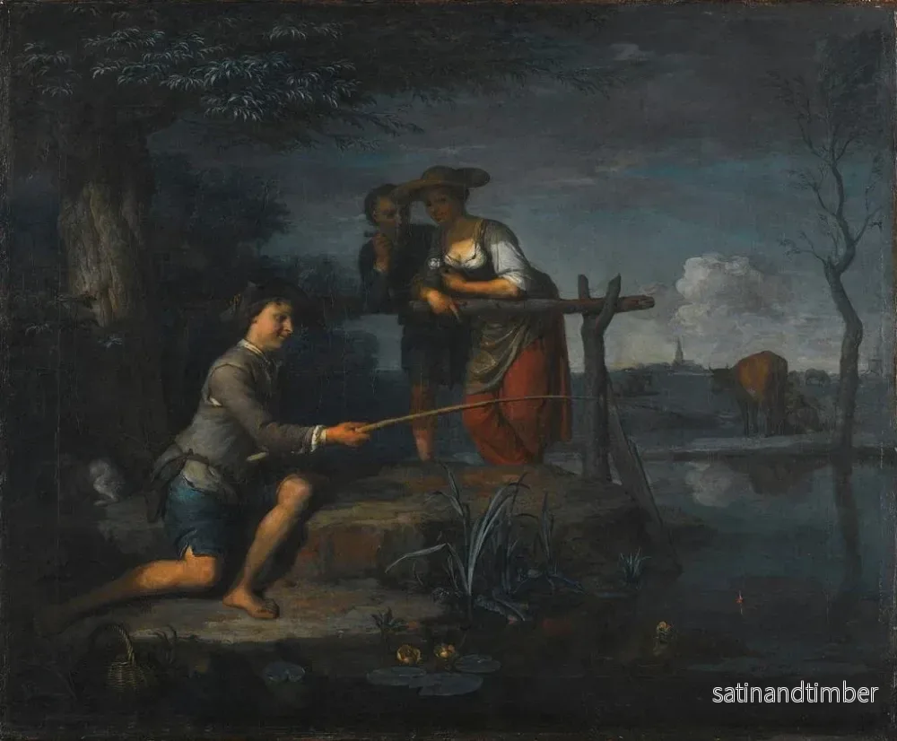 Reproduktion av målningen Le Pêcheur - Carel de Moor II - Bild 2