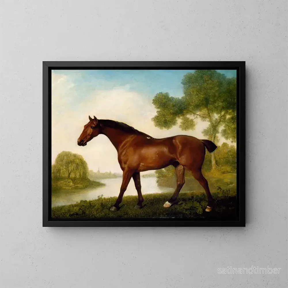 Reproduktion av målningen En trapplöparejägare - George Stubbs