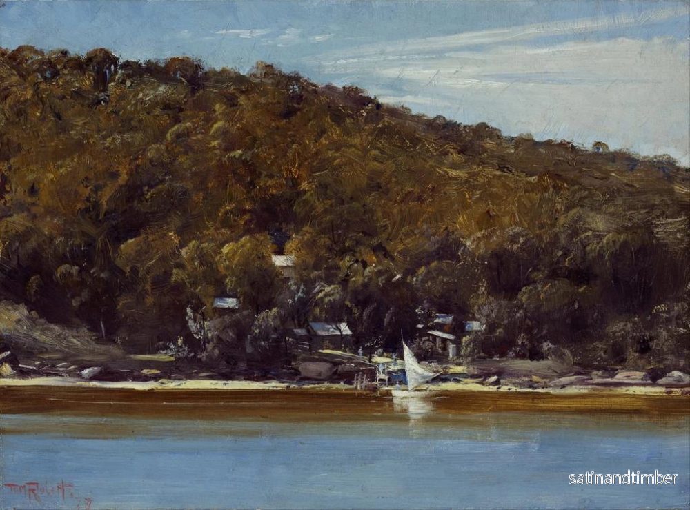 Reproduktion av målningen Le camp de Sirius Cove - Tom Roberts - Bild 2