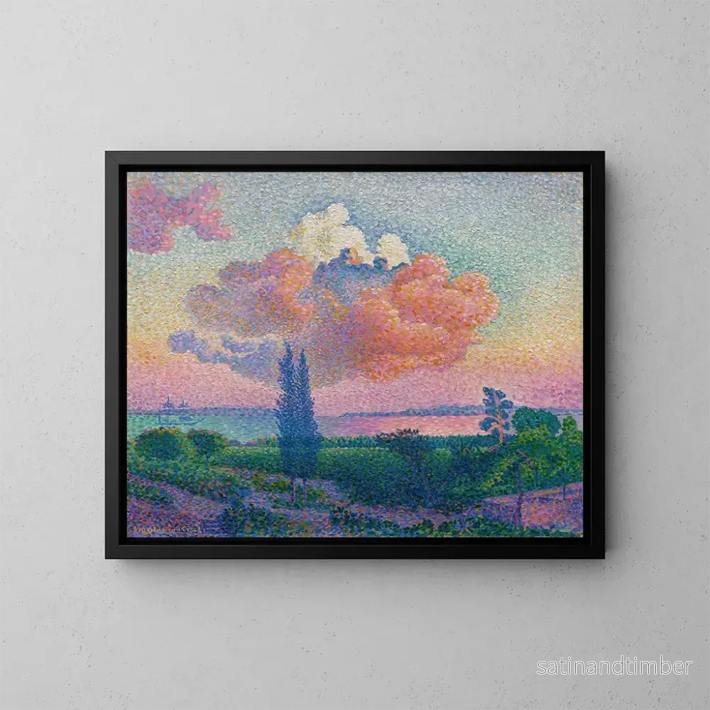 Reproduktion av målningen Le Nuage rose - Henri-Edmond Cross