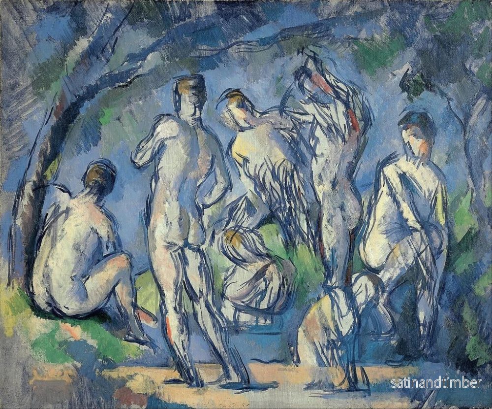 Reproduktion av målningen Sept badare - Paul Cézanne - Bild 2