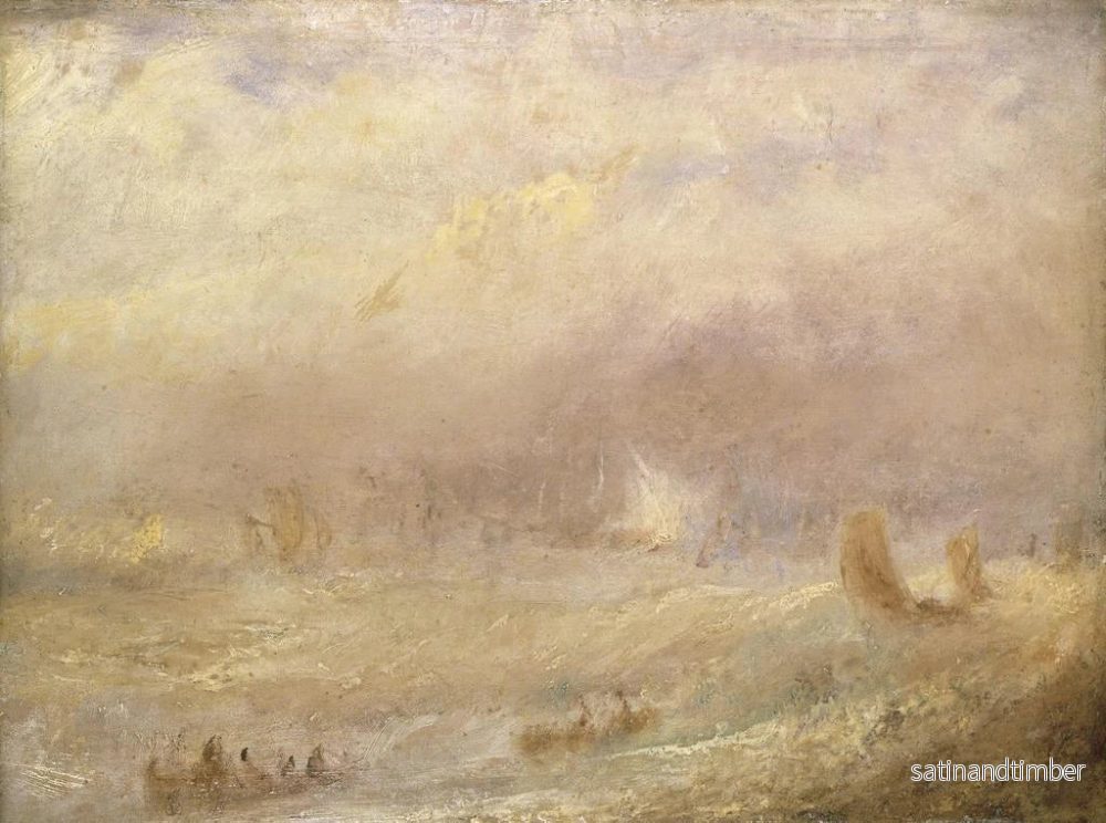 Reproduktion av målningen En vy av Deal - Joseph Mallord William Turner - Bild 2