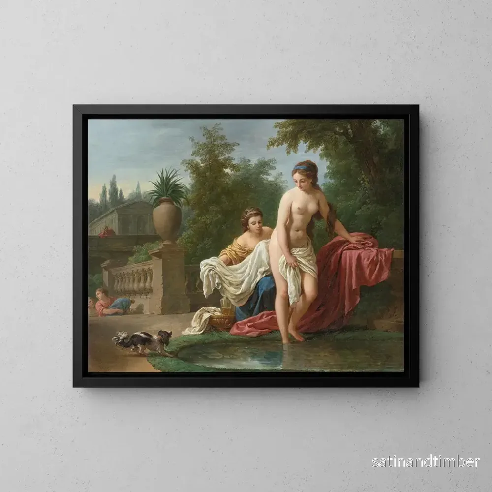 Reproduktion av målningen David och Batseba - Louis-Jean-François Lagrenée