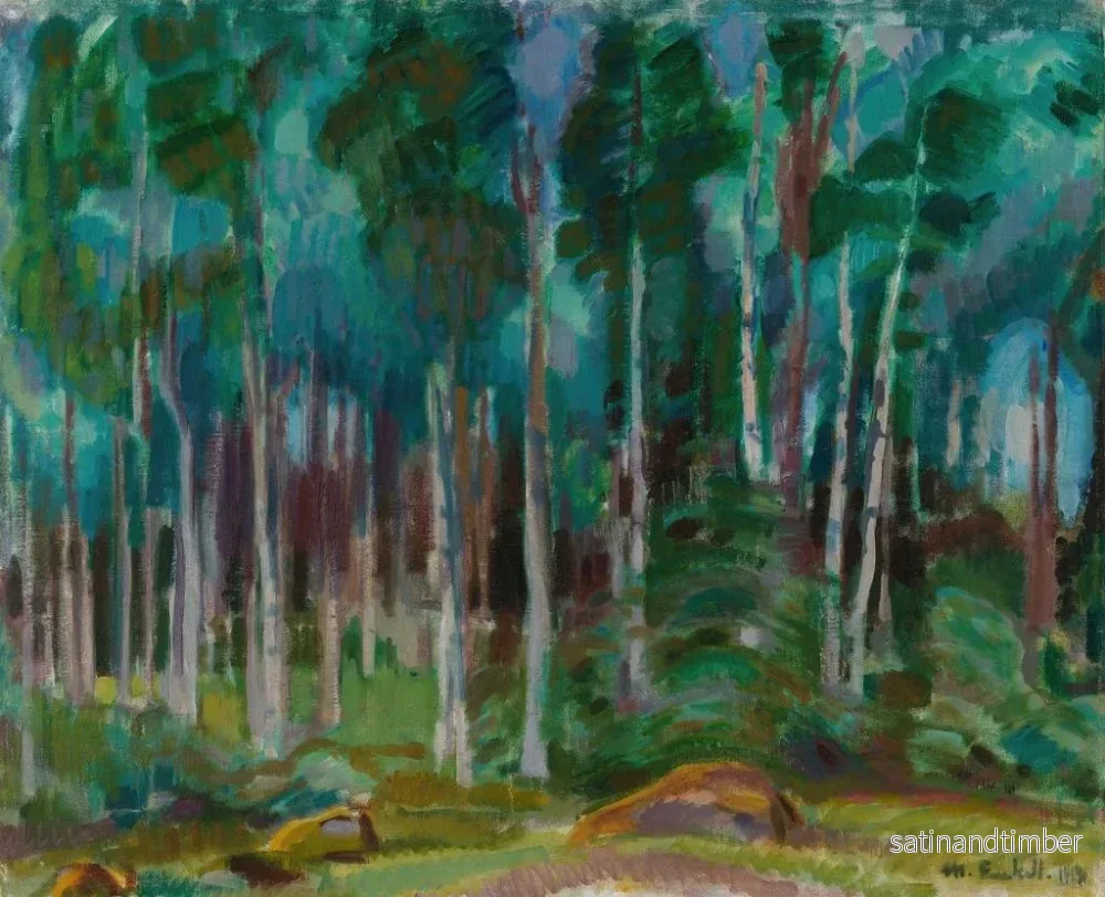 Reproduktion av målningen Bétulas à Vksy - Magnus Enckell - Bild 2