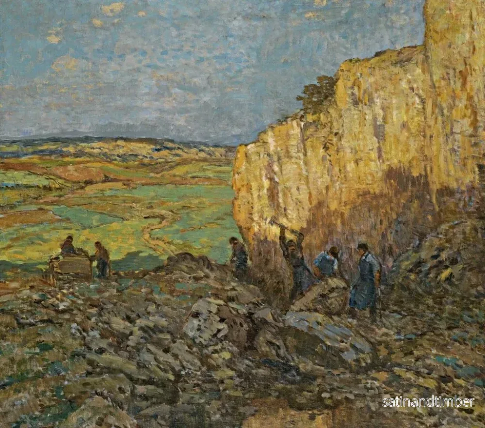 Reproduktion av målningen Carrière de pierre - Josef Ullmann - Bild 2