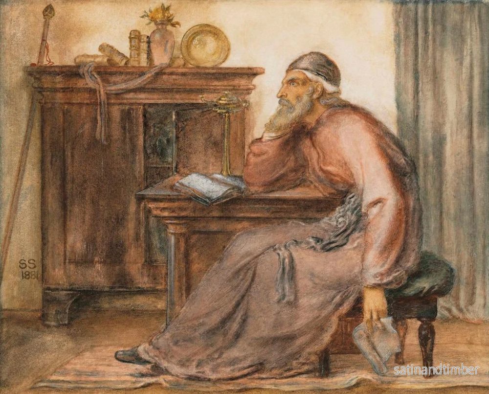 Reproduktion av målningen Le Voyant - Simeon Solomon - Bild 2