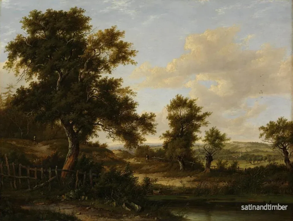 Reproduktion av målningen nära Penshurst, Kent - Patrick Nasmyth - Bild 2