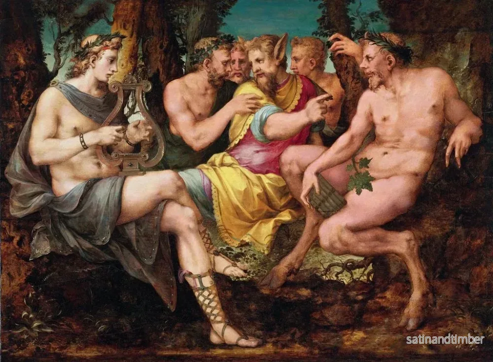 Reproduktion av målningen Le Jugement de Midas - Francesco Primatice - Bild 2