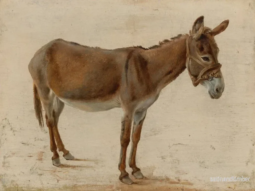 Reproduktion av målningen En åsna - Jacques-Laurent Agasse - Bild 2