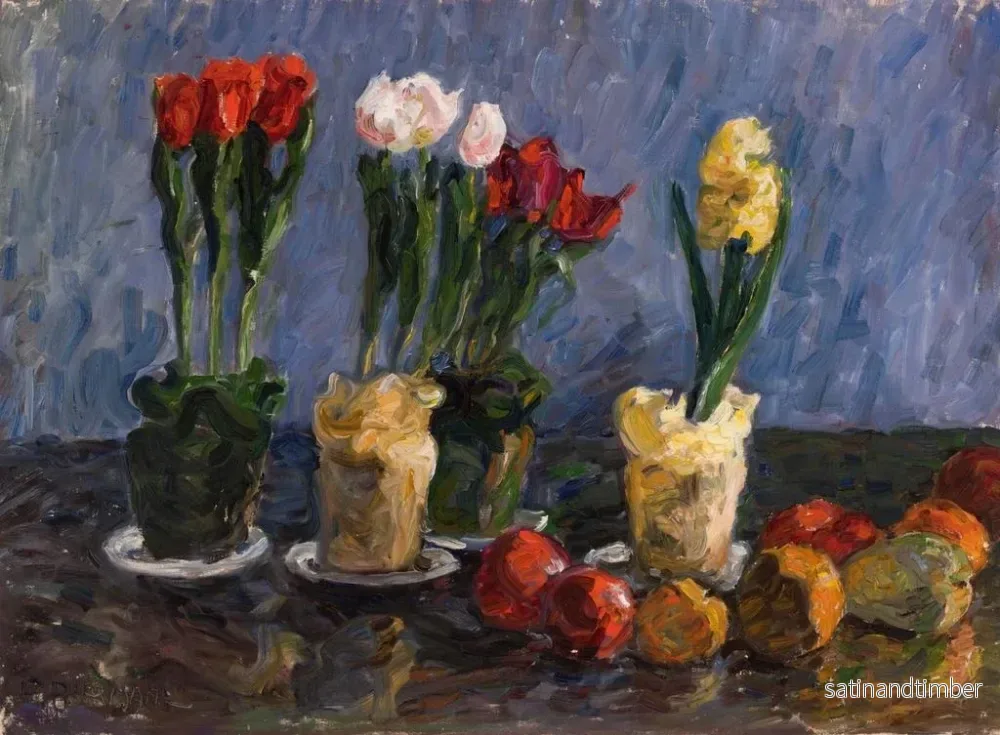 Reproduktion av målningen Naturtavla med blommor - Paul Burman - Bild 2