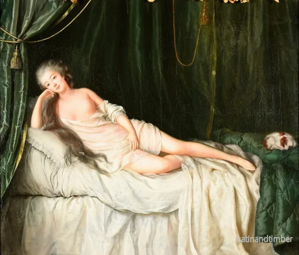 Reproduktion av målningen La Duth couchée - Li Louis Princ Salbreux - Bild 2