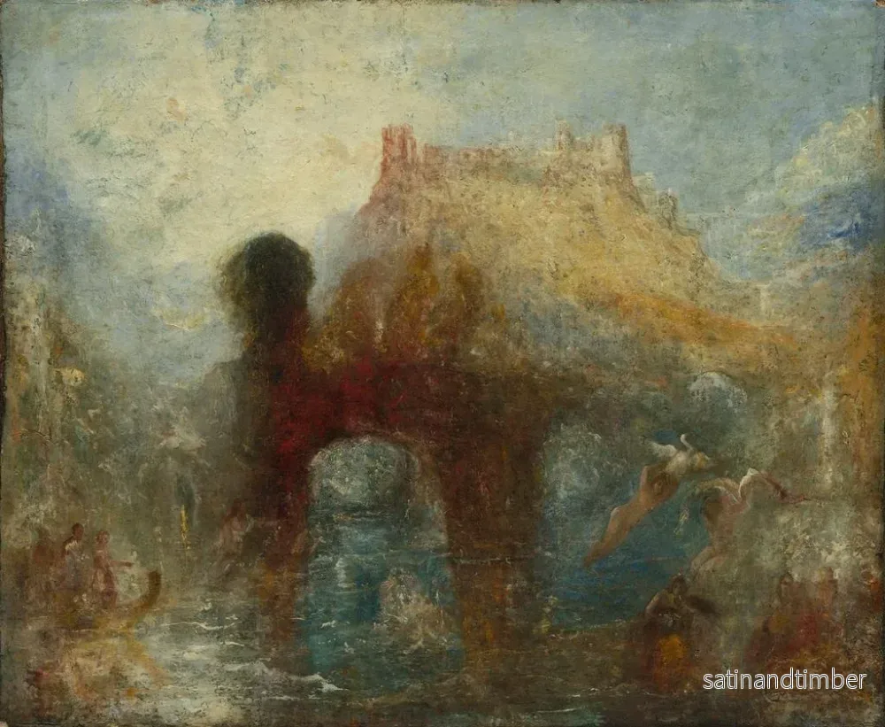 Reproduktion av målningen La grotte de la reine Mab - Joseph Mallord William Turner - Bild 2