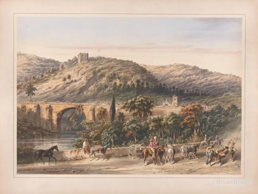 Reproduktion av målningen Vyer av Egerton i Mexiko Pl02 - Daniel Thomas Egerton - Bild 2