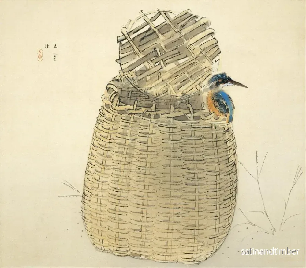 Reproduktion av målningen Silence - Nishimura Goun - Bild 2
