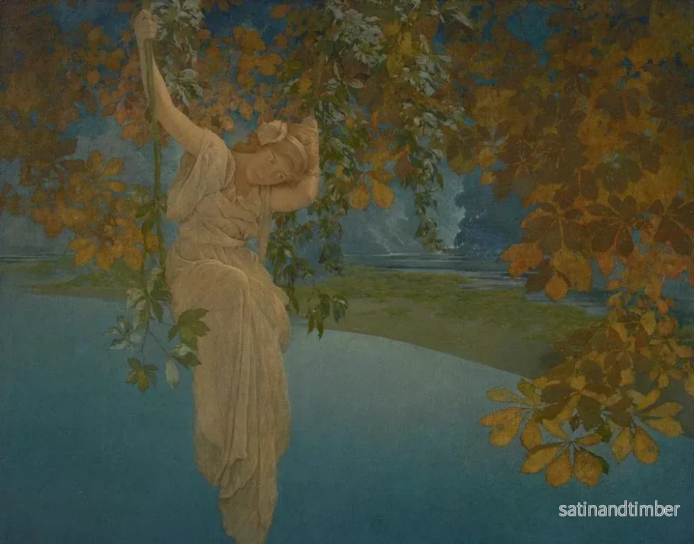 Reproduktion av målningen Rêveries - Maxfield Parrish - Bild 2