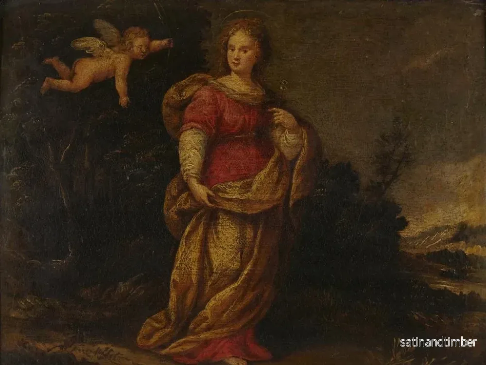 Reproduktion av målningen av Sankt Lucia - Pasquale Ottino - Bild 2