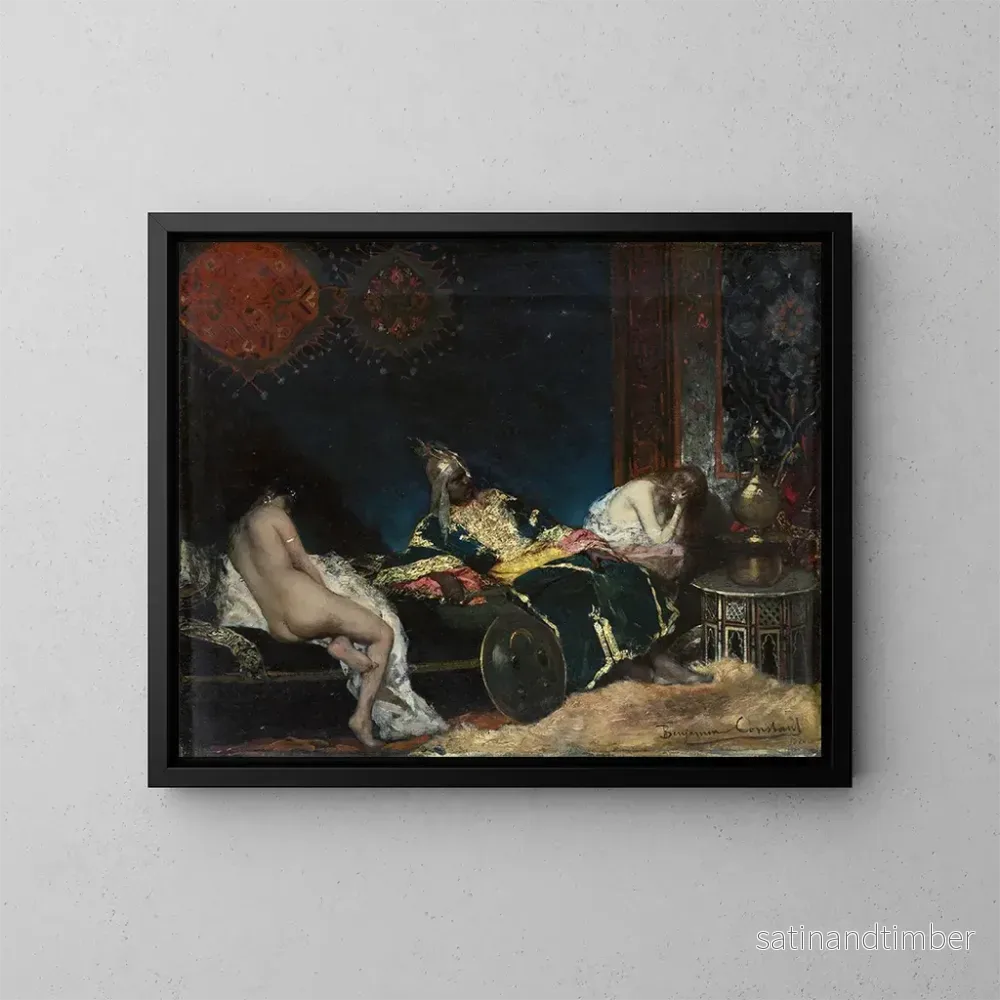 Reproduktion av målningen La concubine serbe - Jean-Joseph Benjamin-Constant