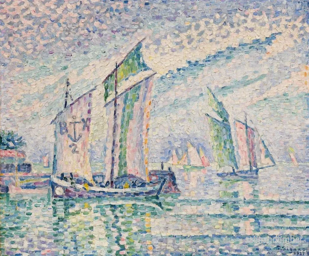Reproduktion av målningen Le Chenal de La Rochelle - Paul Signac - Bild 2