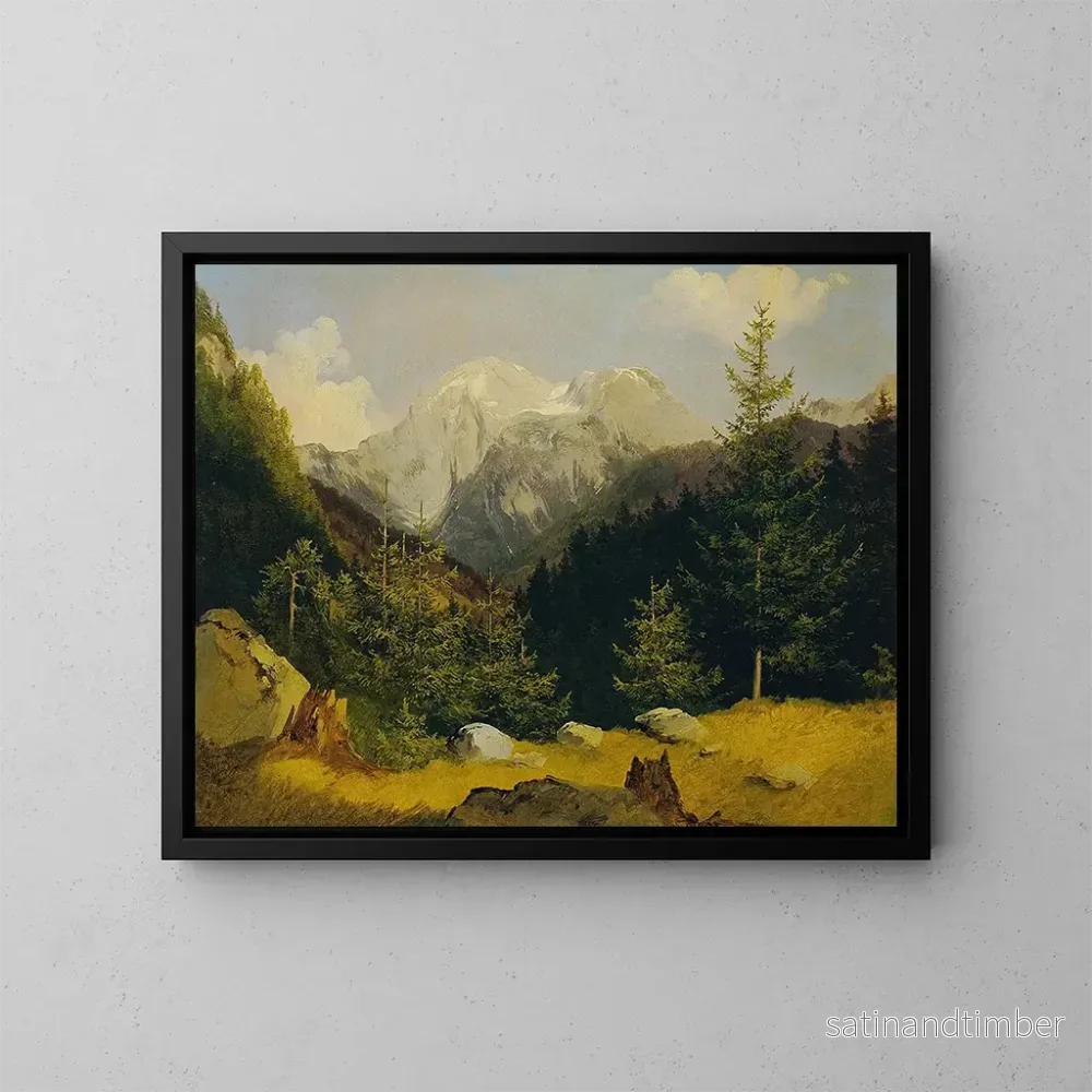 Reproduktion av målningen Le Haut Gll - Joseph Holzer