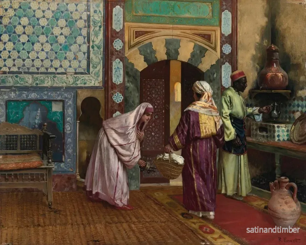 Reproduktion av målningen Le Hammam - Rudolf Ernst - Bild 2
