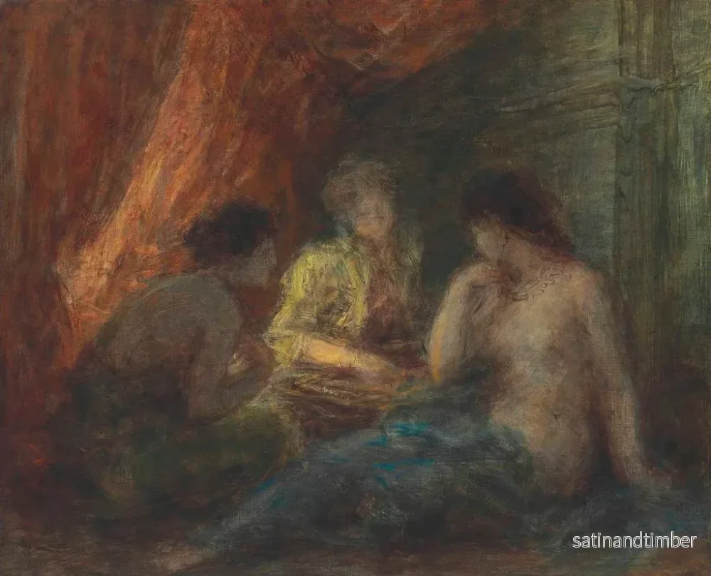 Reproduktion av målningen Le jeu - Henri Fantin-Latour - Bild 2