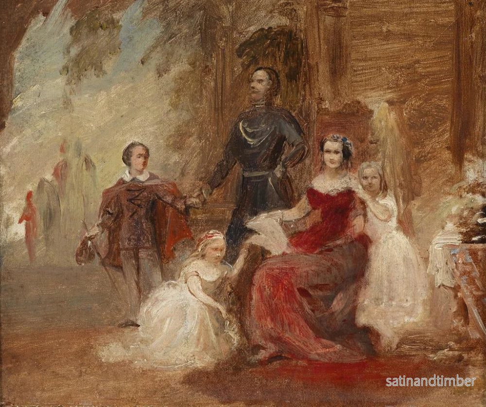 Reproduktion av målningen av den kungliga familjen av Hannover, studie - Friedrich August von Kaulbach - Bild 2