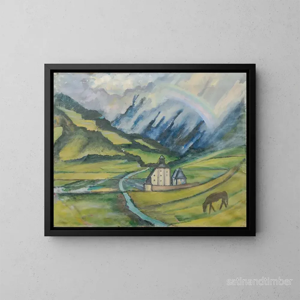 Reproduktion av målningen Motif de Mnichau - Marianne Seeland