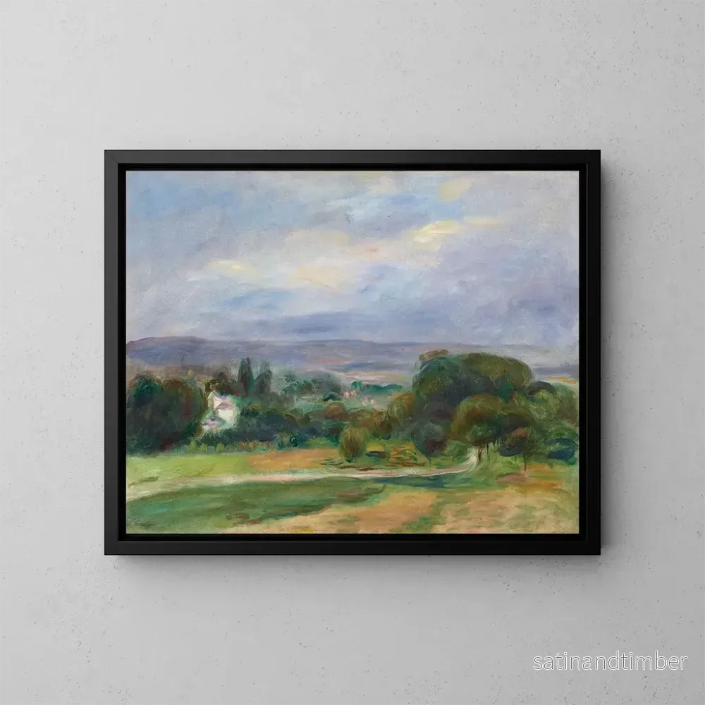 Reproduktion av målningen Le Sentier - Pierre-Auguste Renoir