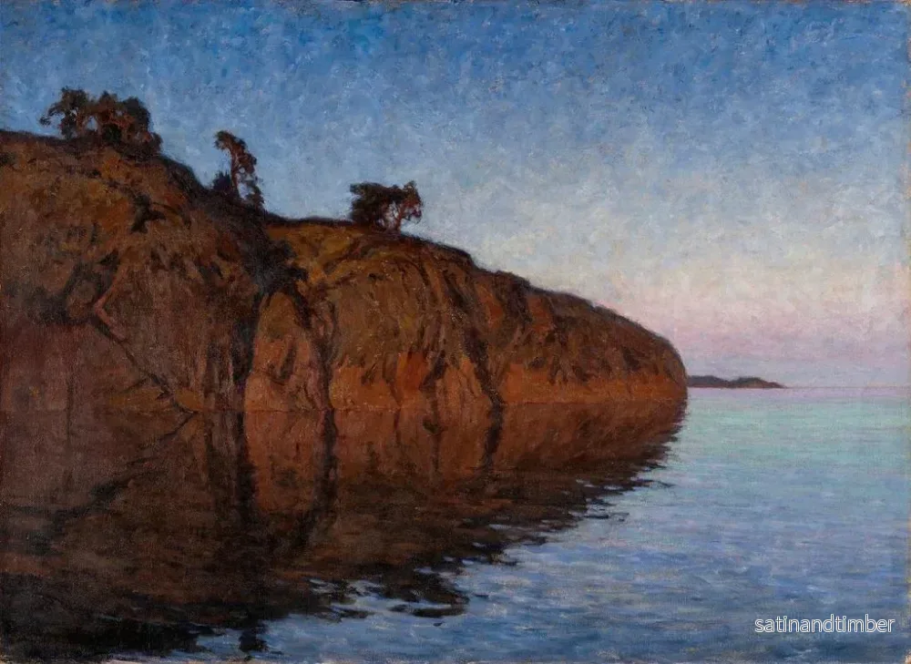 Reproduktion av målningen vid skymningen - Gottfrid Kallstenius - Bild 2