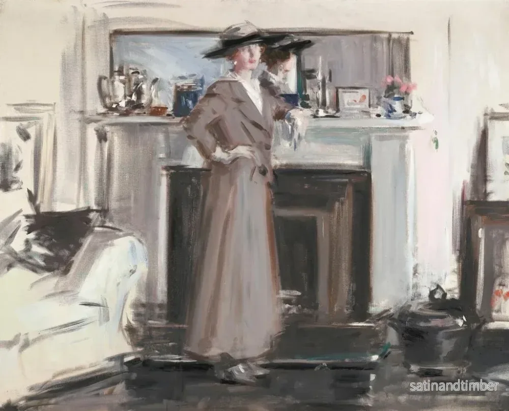 Reproduktion av målningen Reflektioner - Francis Campbell Boileau Cadell - Bild 2