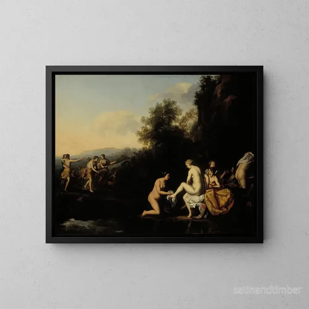 Reproduktion av målningen Diane et les nymphes au bain - Daniel Vertangen