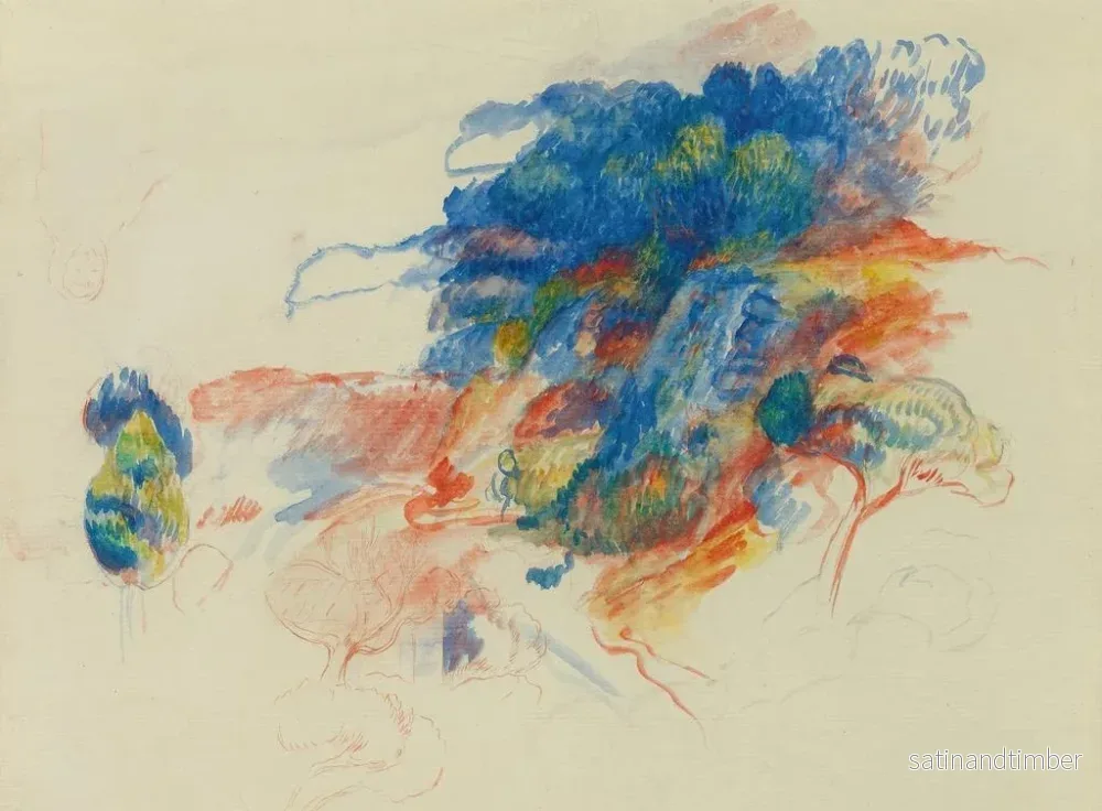 Reproduktion av målningen Väg Cagnes - Pierre-Auguste Renoir - Bild 2