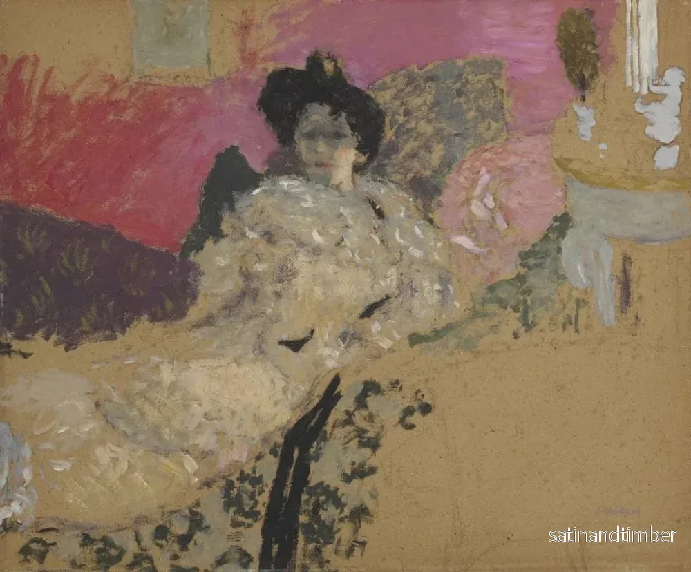 Reproduktion av målningen Studie för porträttet av Madame Delierre - Édouard Vuillard - Bild 2