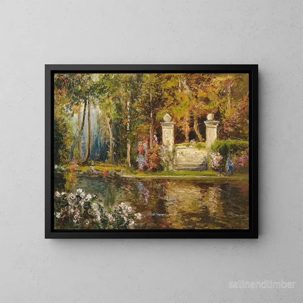 Reproduktion av målningen vid vattnet - Thomas Edwin Mostyn