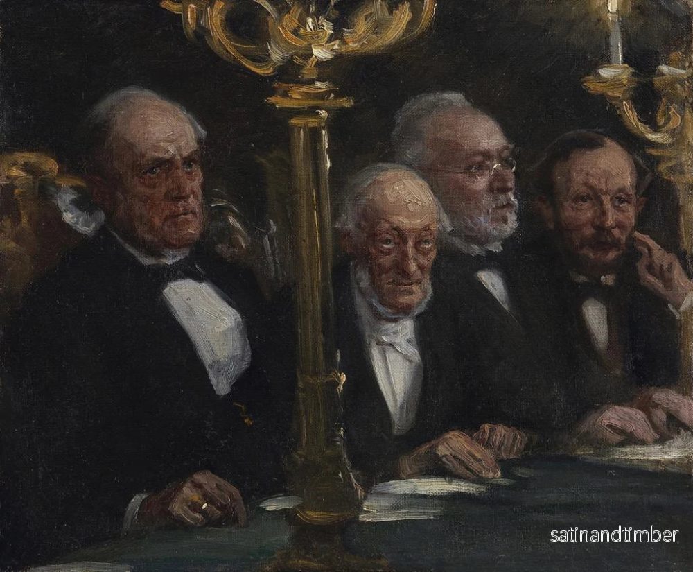 Reproduktion av målningen Gruppporträtt - Peder Severin Krøyer - Bild 2