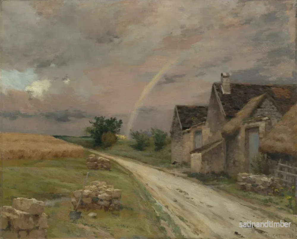 Reproduktion av målningen Les arches de l'arc-en-ciel - Jean-Charles Cazin - Bild 2