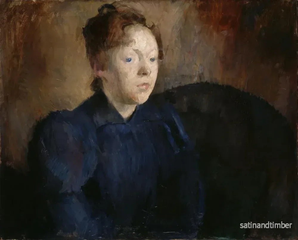 Reproduktion av målningen av Nenna Janson Nagel b Backer Lunde - Harriet Backer - Bild 2