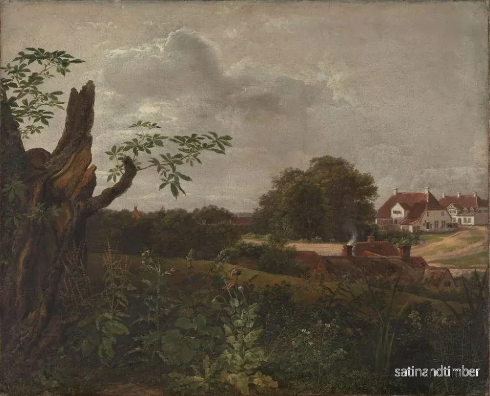 Reproduktion av målningen La grande auberge de Fredensborg - Johan Christian Dahl - Bild 2