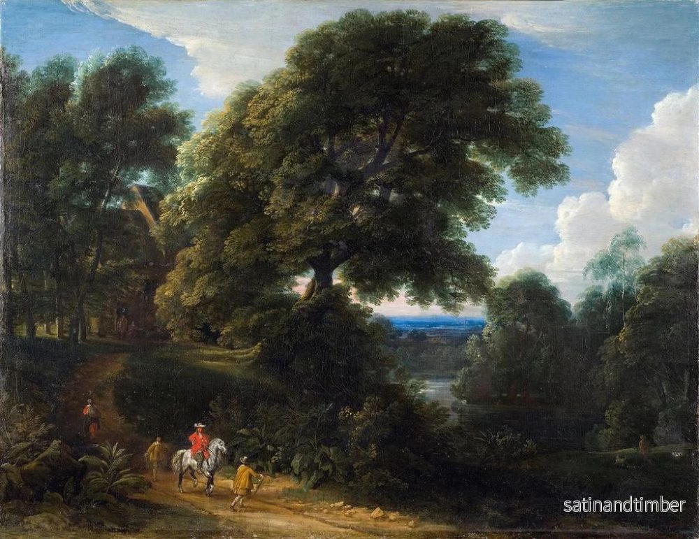 Reproduktion av målningen Landskap med en ryttare i rött - Jacques d'Arthois - Bild 2