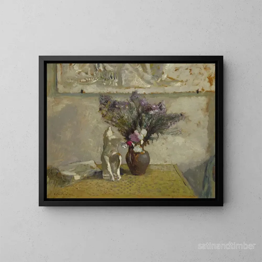 Reproduktion av målningen Naturtavla med Leda - Édouard Vuillard