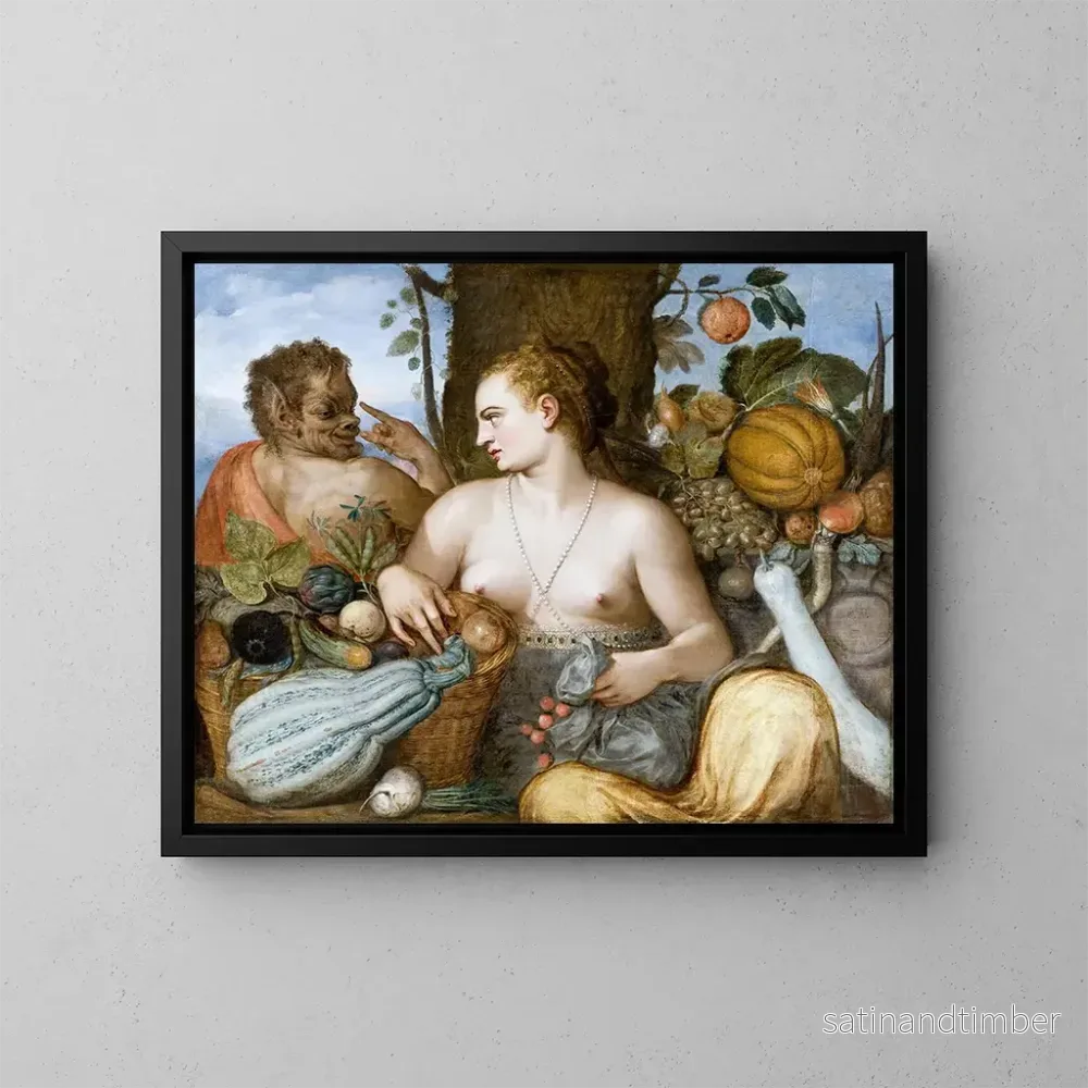 Reproduktion av målningen Pomone – Frans Floris Reproduktion av målningen Pomone – Frans Floris