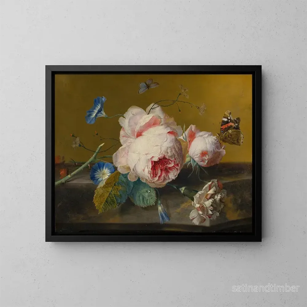 Reproduktion av målningen Stillleben med blommor – Jan van Huysum Reproduktion av målningen Stillleben med blommor – Jan van Huysum