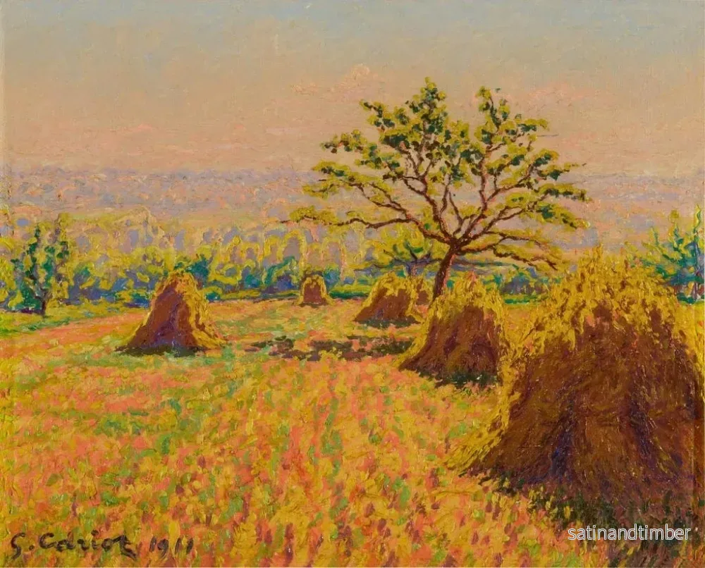 Reproduktion av målningen Meules - Gustave Cariot - Bild 2