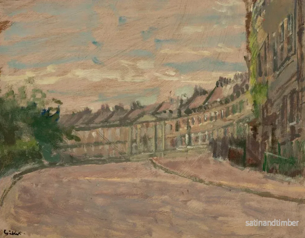 Reproduktion av målningen Crescent Lansdown i Bath - Walter Richard Sickert - Bild 2